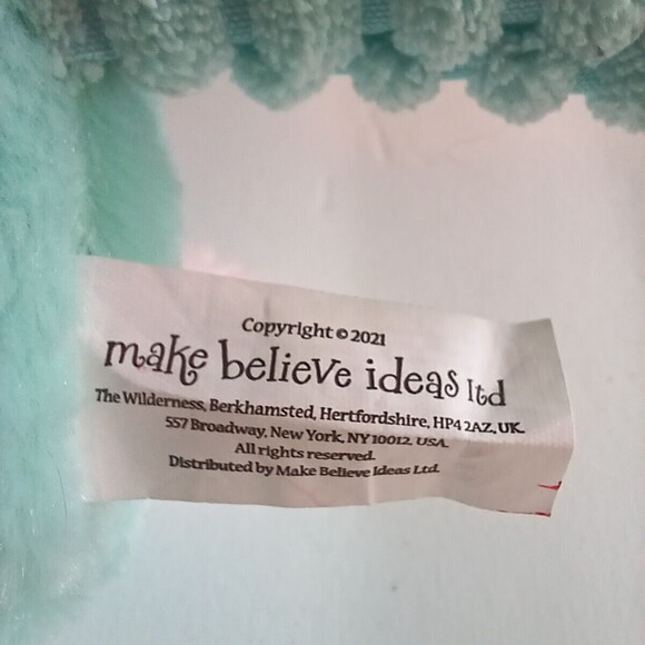 Unicorn Plush Stuffed Animal Toy, Mint Green Red Heart Make Believe Ideas 2021 - Picture 4 of 6